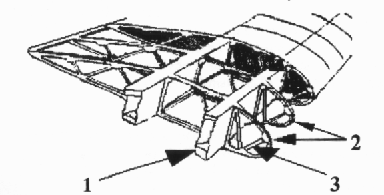 Structure d'une aile d'avion